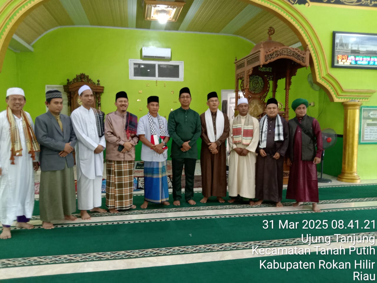 Wabup Rohil salat idul fitri
