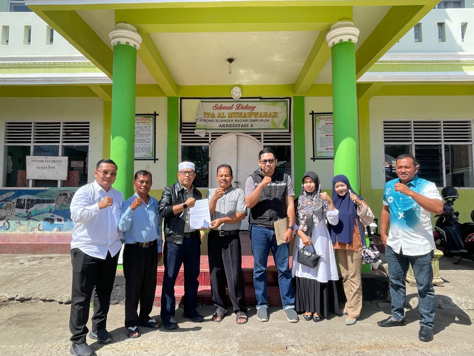 Rico Alviano Kembali Tunjukkan Bukti Nyata 100 Juta untuk TPA Almunawwarah Tanah Datar
