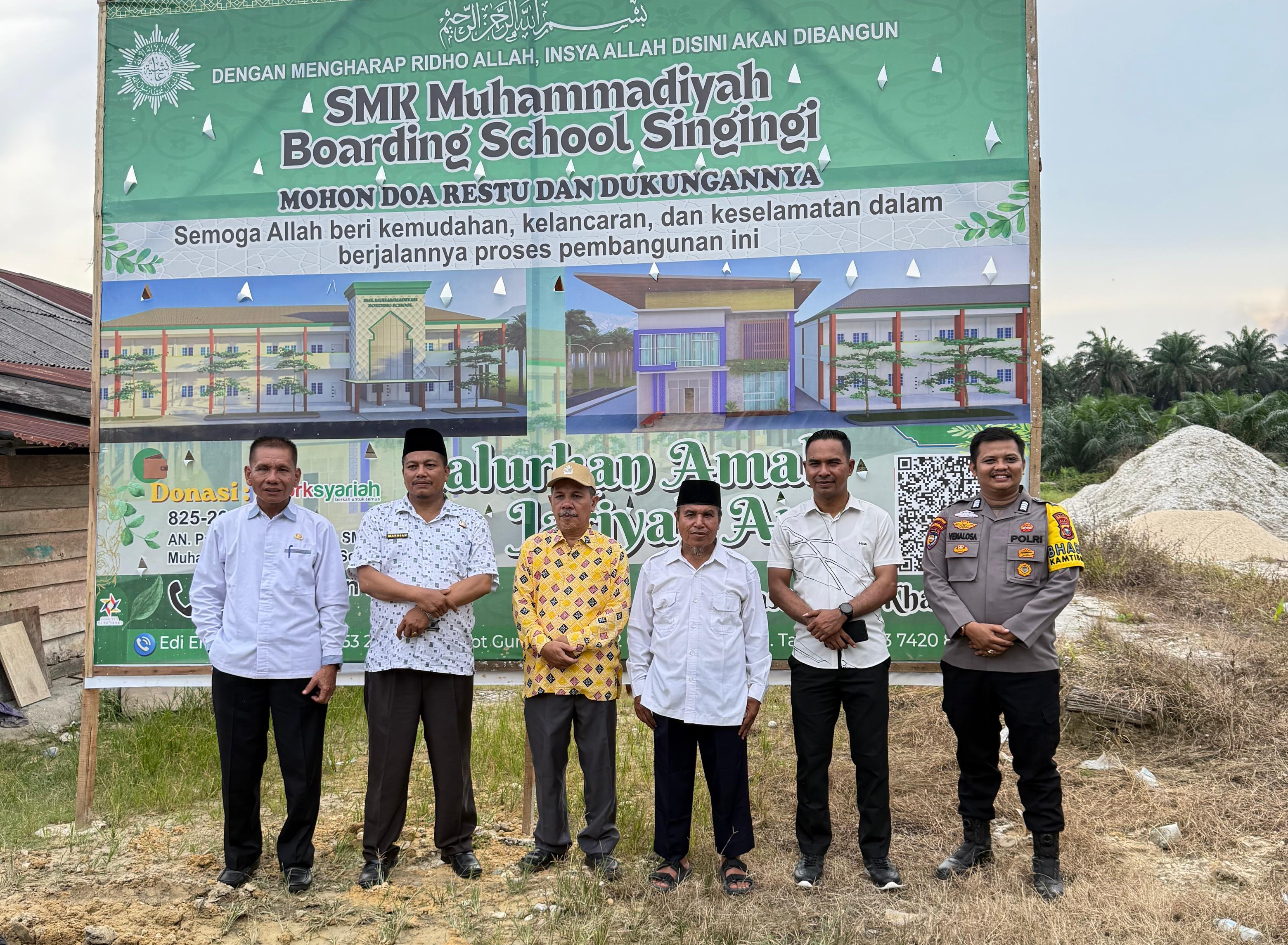 Sinergi Tiga Pilar Desa Sungai Sirih Dorong Pembangunan dan Dukung Pendirian SMK Muhammadiyah Boarding School